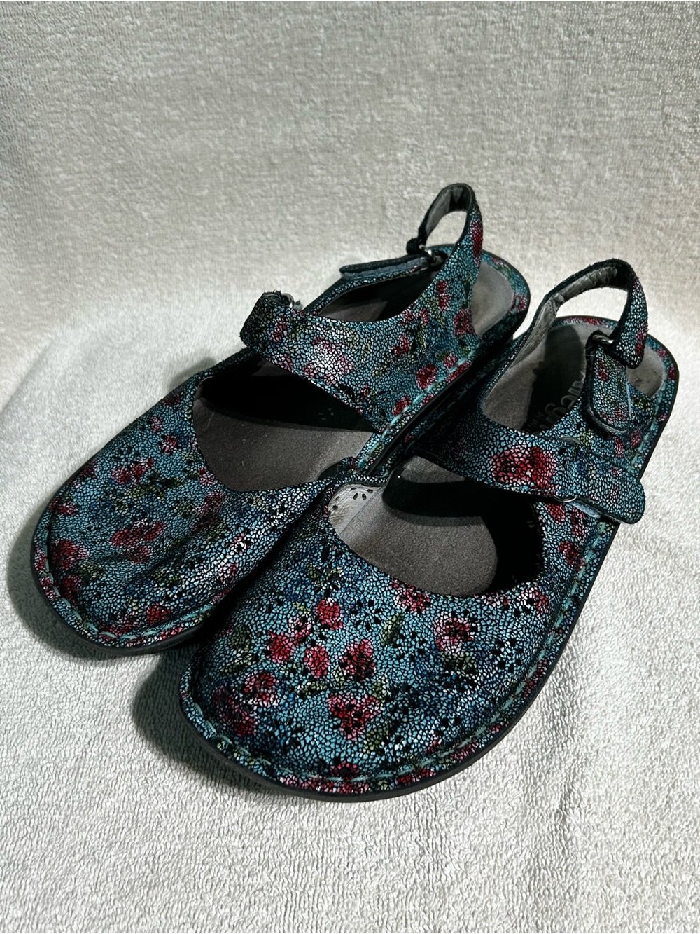 Alegria Jemma JEM-851 Women's Maryjane Multicolor Comfort Slingback Clogs 8-8.5